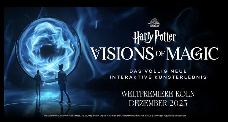 Séjours exposition Harry Potter : Visions of Magic + nuit à l'hotel et petit-déjeuner à Cologne (Ex: le 12 décembre à 56€ par personne)