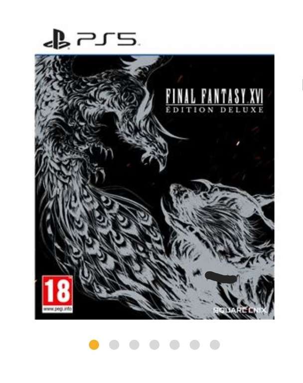 Final Fantasy XVI Edition Deluxe sur PS5 + Un pack d'écussons des nations de Valisthéa et 4 mois Deezer Premium offerts (+10€ crédités)