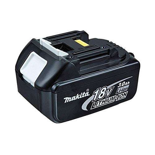 Batterie Makita BL1830B - 18V, 3.0 Ah, Lithium, Noir