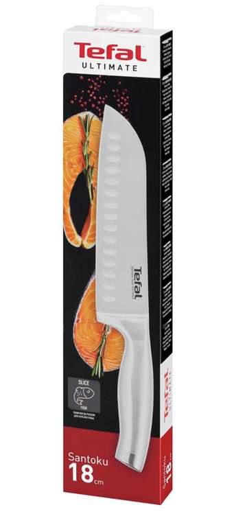 Tefal Couteau de Cuisine Ultimate Santoku 2099033681 18 cm K1700674 –  Maizonia