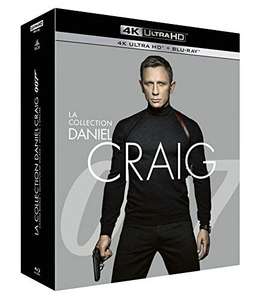 Coffret Blu-Ray 4K UHD James Bond 007 Daniel Craig collection - Casino Royale + Quantum of Solace + Skyfall + Spectre