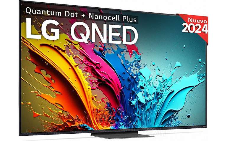 TV 65" QNED LG 65QNED87 (2024) - 4K UHD, 120 Hz, Quantum Dot NanoCell, HDR10 Pro, Processeur a8 AI 4K, HDMI 2.1, VRR, FreeSync, SMART TV