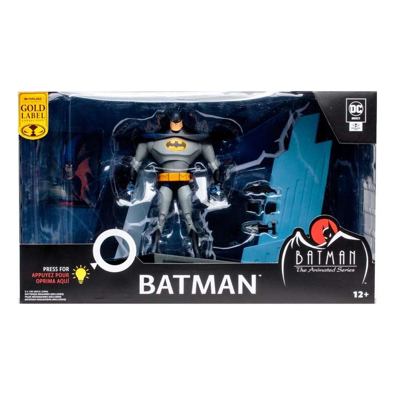 Figurine collector McFarlane Batman - 17cm, avec socle lumineux