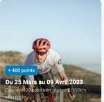 400 points fidélité à gagner en réalisant 40km de VTT et/ou 100km de vélo route