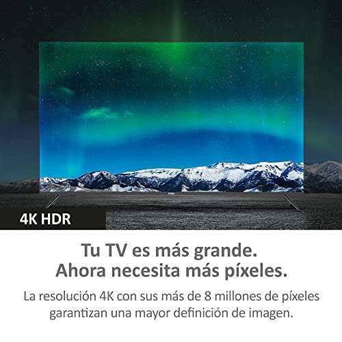 TV 43" Haier Direct LED 4K H43K702UG - HDR 10, Dolby Audio, Android 11, télécommande intelligente, Bluetooth 5.1, DBX TV, HDMI 2.1 x 4