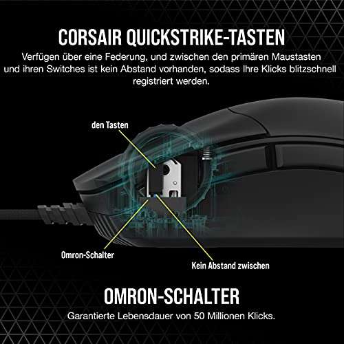 Souris filaire Corsair Sabre RGB Pro Champion Series ‎CH-9303111-EU (Occasion - Comme Neuf)