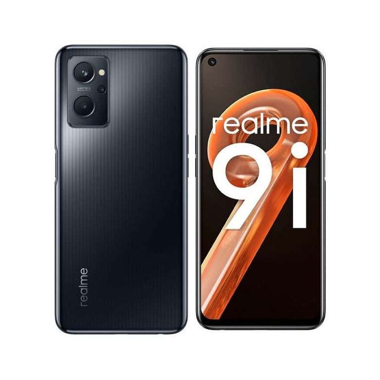 Smartphone 6.63" Realme 9i - 128 Go, noir