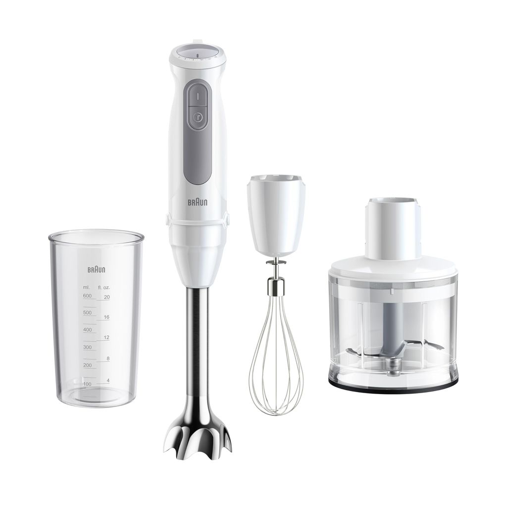 Mixeur plongeant Braun MultiQuick 5 MQ50236M - 1000W, avec 3 Accessoires (Via 15€ d'ODR)