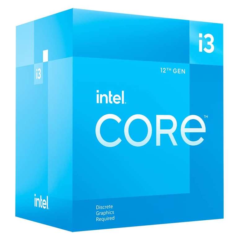 Processeur Intel Core i3-12100F - 12 Mo de cache, jusqu'à 4,30 GHz
