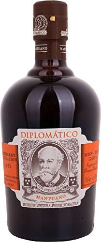 Lot de 2 bouteilles de rhum: Diplomatico Mantuano 70cl & Reserva Exclusiva 70 cl