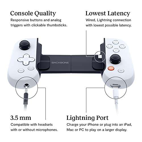 [Prime] Contrôleur de jeu Backbone One Mobile Gaming Controller pour iPhone (vendeur tiers)