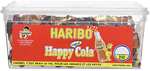 Lot de 2 x 1,21 kg de Bonbons Haribo Gélifié Happy Cola