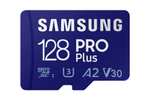 Carte Micro SDXC Samsung Pro Plus U3 avec Adaptateur SD - 128 Go (MB-MD128KA/EU)