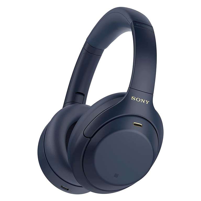 Casque sans fil Sony WH-1000XM4 - Réduction de bruit active, Bleu (+ 30€ cagnottés) - Via retrait magasin