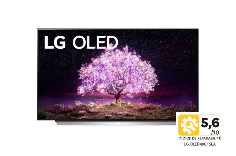 TV 48" LG OLED48C1 - 4K UHD, OLED, Smart TV, Dolby Atmos & Vision