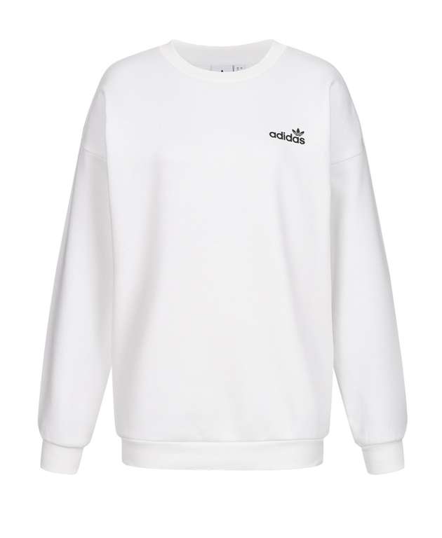 Sweat Blanc Adidas Originals Femme GU9463 - Plusieurs Tailles Disponibles