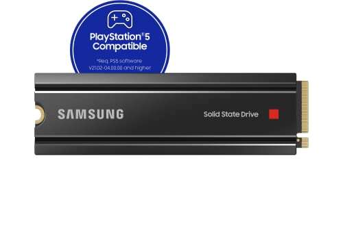 SSD interne M.2 NVMe Samsung 980 PRO MZ-V8P2T0CW - 2 To, Compatible PS5