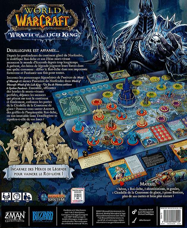 Jeu de société : World of Warcraft : Wrath of the Lich King