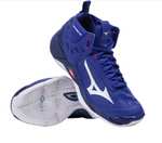 Chaussures de volley-ball Mizuno Wave Momentum Mid Indoor - Bleu (du 35.5 au 51)