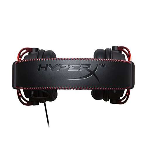 Micro-casque filaire HyperX Cloud Alpha avec control audio intégré - Noir/rouge (HX-HSCA-RD)