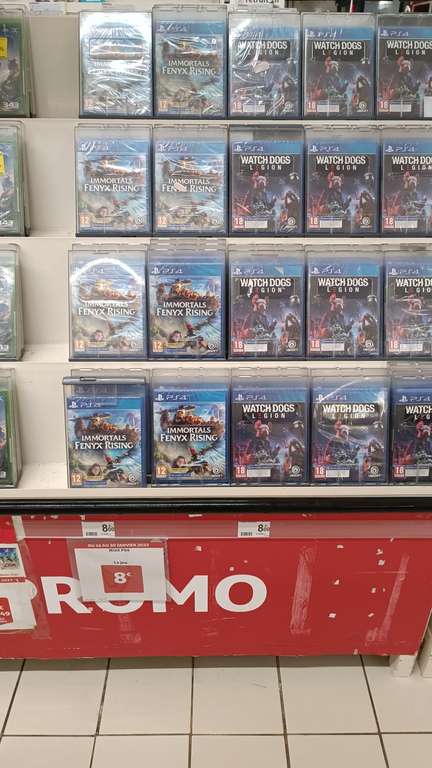 Jeux Watch dogs legion ou Immortals Fenyx Rising sur PS4 - Auchan Englos (59)