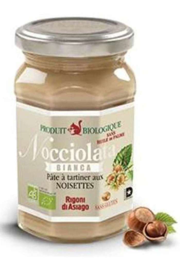 Rigoni di Asiago Nocciolata Bianca Bio Pâte à Tartiner Noisettes 250 g