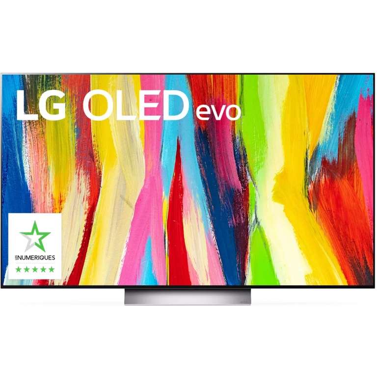 TV 55" LG OLED55C25 - OLED Evo, 4K, 100 Hz, HDR, Dolby Vision, HDMI 2.1, VRR/ALLM, FreeSync, Smart TV (via ODR 129€)