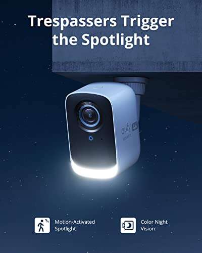 Kit de 2 Caméras de surveillance sans-fil extérieur Eufy eufyCam 3C avec nouvel HomeBase S380 (Vendeur tiers)