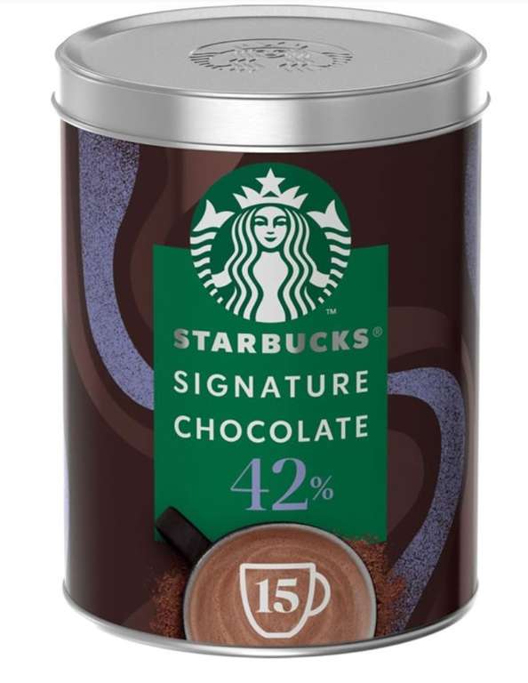 Préparation de chocolat en poudre Starbucks : Signature Chocolate 42%
