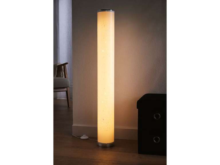Lampadaire tube Led avec ou sans effet ciel étoilé Livarno home, H 103,5cm