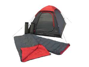 Set de Camping avec sac de couchage High Peak