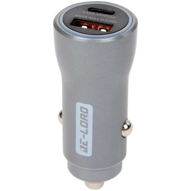 Chargeur allume-cicare USB A et C 38W – rapide, noir, Action at Action