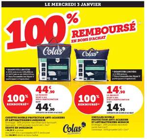 Couette légére Colas Normand anti acariens