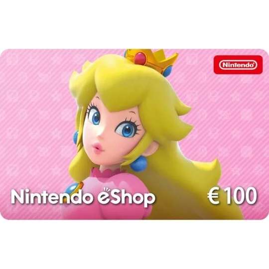 Carte cadeau Nintendo eShop de 100€ (Dématérialisé)