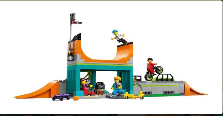 Jouet Lego City Le skatepark urbain 60364 (via 10,50€ sur la carte fidélité)