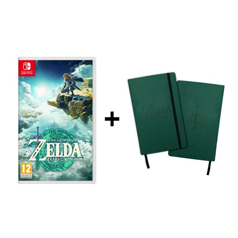 [Précommande] The Legend of Zelda : Tears of the Kingdom sur Nintendo Switch + Notebook