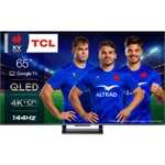 TV QLED 65" TCL 65C735 - 4K UHD, 144 Hz, HDR, Dolby Vision, HDMI 2.1, VRR/ALLM, FreeSync, Google TV (Via ODR 100€) - 551€ via The Corner