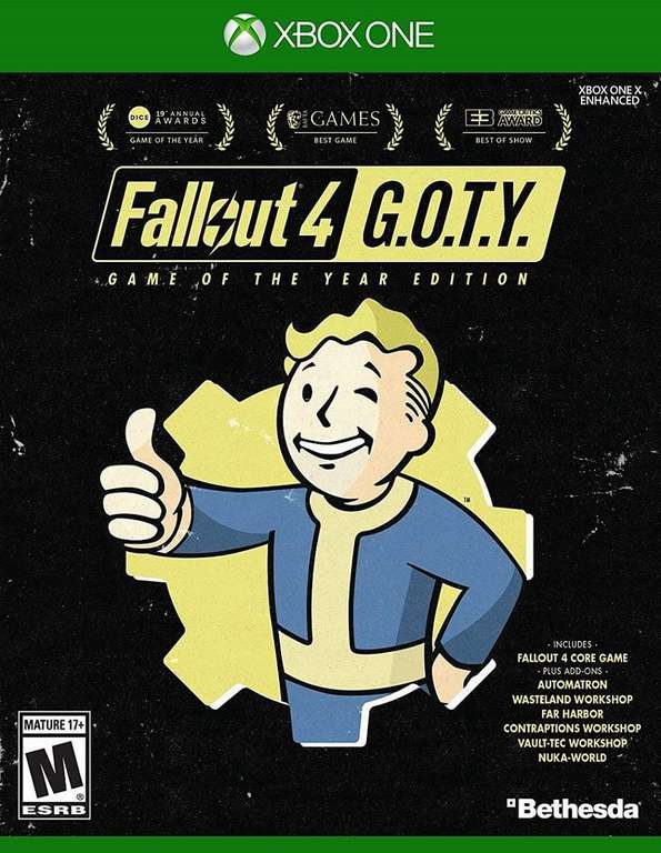 The Elder Scrolls V: Skyrim Anniversary Edition + Fallout 4 G.O.T.Y Bundle sur Xbox One/Series X|S (Dématérialisé - Store Argentin)