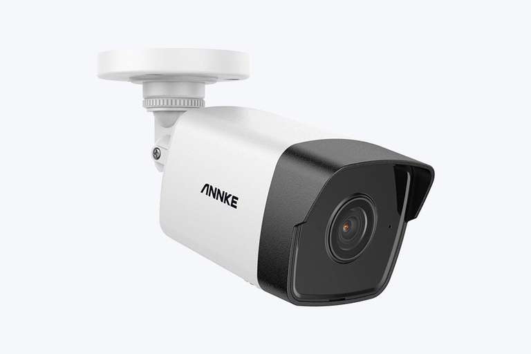 PAIKIUU Lot de 2 supports muraux pour appareil photo sans perçage à 360 ° -  Réglable sans vis - Pour caméra de surveillance annulaire - Noir :  : High-Tech