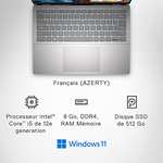 [Prime] PC portable 14" Dell Inspiron 14 5420 - Full HD, 8Go de RAM, SSD 512Go