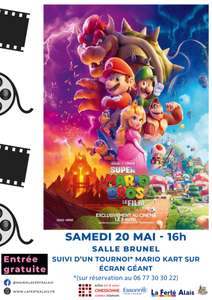 Séance de Cinéma Gratuite pour Super Mario Bros Le Film - La Ferté-Alais (91)