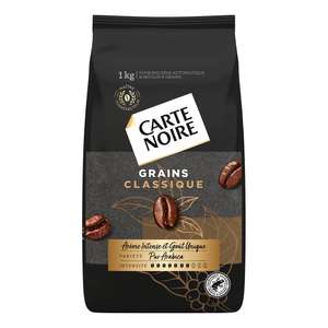 Lot de 2 Paquets de Café en grains torréfiés Carte Noir - 2x 1 Kg