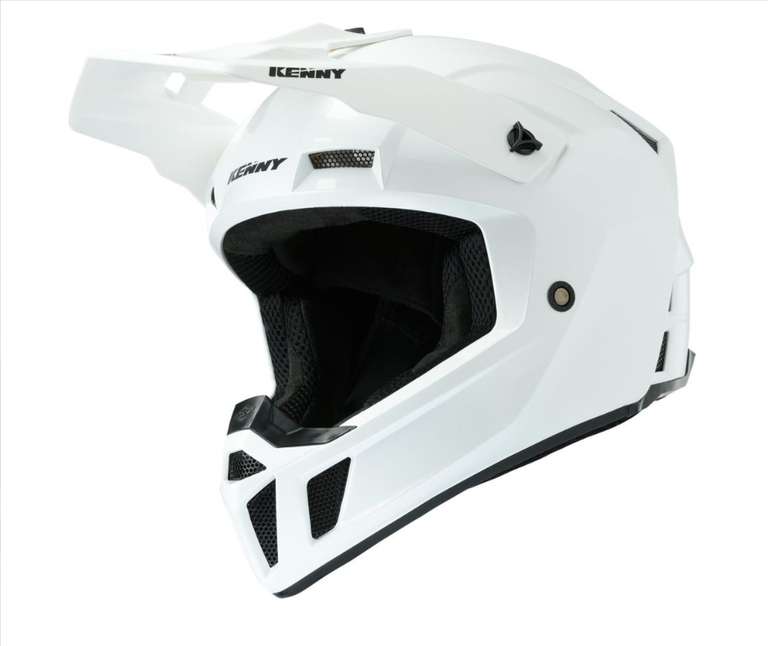 Casque cross Kenny Performance Solid - Blanc Perle (3as-racing)
