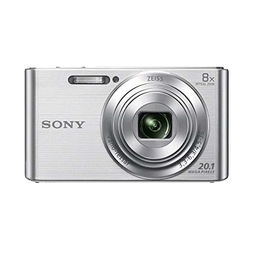Appareil photo numérique compact Sony DSC-W830S - capteur 20,1 mégapixels - zoom optique 8x - Stabilisation Optique, couleur argent