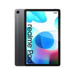 Tablette 10.4" Realme Pad - Écran 2K WUXGA+ IPS, Helio G80, RAM 6 Go, 128 Go, 7100 mAh, Dolby Atmos - Gris