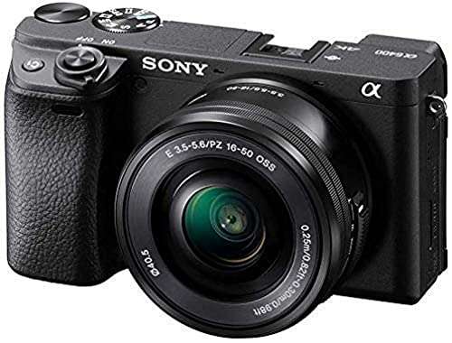 Appareil Photo Hybride Sony Alpha 6400 + 16-50mm f/3.5-5.6 PZ OSS (Via Coupon)
