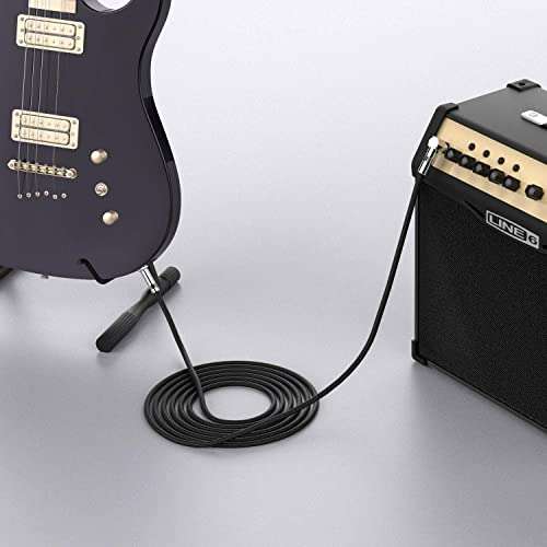 Cable Guitare/Basse 3 mètre coudé (Vendeur Tiers)