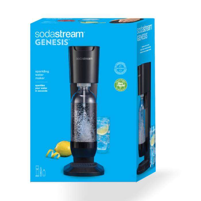 Machine à gazéifier Sodastream Genesis - 1L, noire (via 29,95€ fidélité)