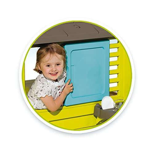 Cabane pour enfants Smoby Pretty 810722 - avec cuisine d'été et accessoires, en plastique