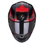 Casque moto intégral Scorpion EXO-R1 Evo Air Gaz Noir / Rouge, Ece 22.06, Tailles du XS au XL (238€ en activant myroad)